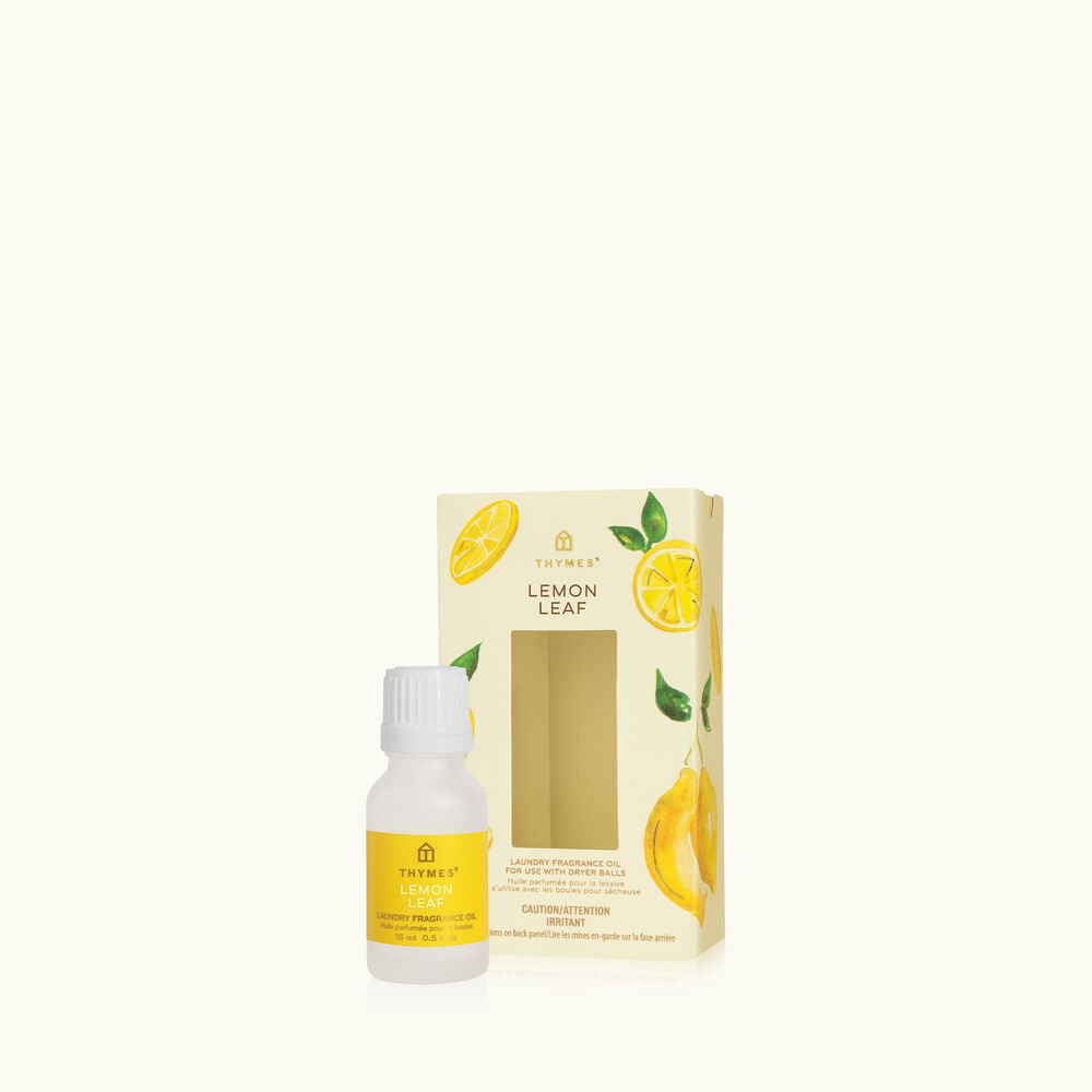 Thymes Lemon Leaf Laundry Fragrance Oil dries and scents clothes image number 1